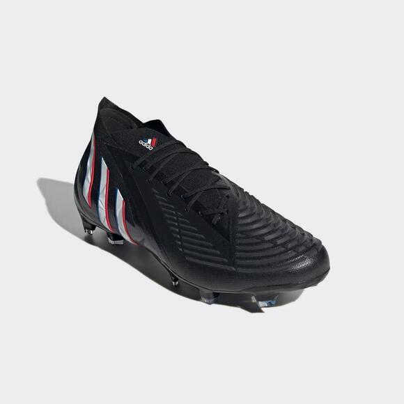 Adidas Predator Edge.1 FG H02935 Mens US 12 Black White Soccer Cleats GBNC601 main image 4